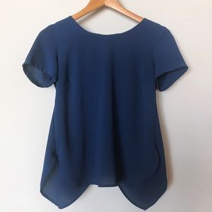 Royal blue top